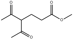 4-乙酰基-5-羰基己酸甲酯 结构式