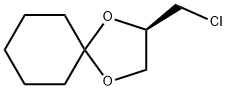 (R)-2-(氯甲基)-1,4-二氧杂螺[4.5]癸烷 结构式