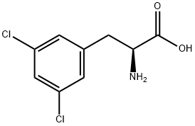 L-3,5-二氯苯丙氨酸 结构式