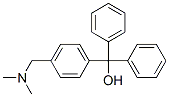 [4-(dimethylaminomethyl)phenyl]-diphenyl-methanol 结构式