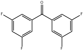 双(3,5-二氟苯基)甲酮 结构式