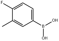 4-氟-3-甲基苯硼酸 结构式