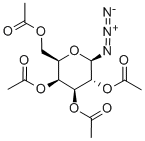 2,3,4,6-O-四乙酰基-1-叠氮-BETA-D-半乳糖 结构式