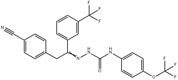 氰氟虫腙 结构式