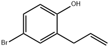 4-溴-2-丙-2-烯基-苯酚 结构式