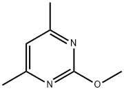 2-甲氧基-4,6-甲基嘧啶 结构式
