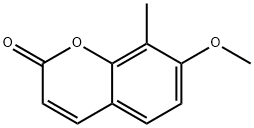 7-METHOXY-8-METHYL-CHROMEN-2-ONE 结构式