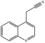 2-(喹啉-4-基)乙腈 结构式