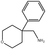 (4-苯基四氢吡喃-4-基)甲胺 结构式