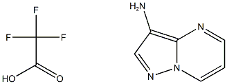 吡唑并[1,5-A]嘧啶-3-胺2,2,2-三氟乙酸盐 结构式