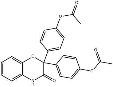 双酚沙丁醋酸酯 结构式