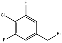 5-(溴甲基)-2-氯-1,3-二氟苯 结构式