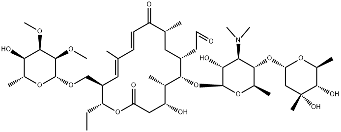 泰乐菌素 结构式
