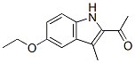 Ethanone, 1-(5-ethoxy-3-methyl-1H-indol-2-yl)- (9CI) 结构式