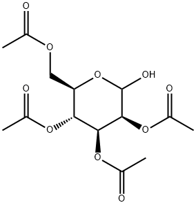 2,3,4,6-O-四乙酰基-D-吡喃甘露糖 结构式