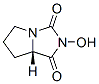 1H-Pyrrolo[1,2-c]imidazole-1,3(2H)-dione,tetrahydro-2-hydroxy-,(S)-(9CI) 结构式