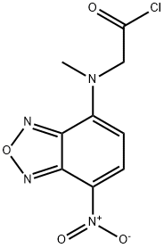 4-(N-氯甲酰甲基-N-甲氨基)-7-硝基-2,1,3-苯并恶二唑[用于高效液相色谱标记] 结构式