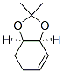 1,3-Benzodioxole,  3a,4,5,7a-tetrahydro-2,2-dimethyl-,  (3aR-cis)-  (9CI) 结构式