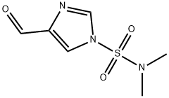 4-甲酰基-N,N-二甲基-1H-咪唑-1-磺酰胺 结构式