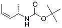 Carbamic acid, (1-methyl-2-butenyl)-, 1,1-dimethylethyl ester, [S-(Z)]- (9CI) 结构式