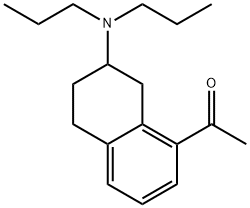 1-(7-(二丙基氨基)-5,6,7,8-四氢萘-1-基)乙酮 结构式