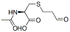 S-(3-oxopropyl)-N-acetylcysteine 结构式