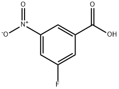 3-氟-5-硝基苯甲酸 结构式