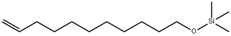 10-烯基十一烷氧基三甲基硅烷 结构式