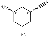 (1R,3S)-3-aminocyclohexane-1-carbonitrilehydrochloride