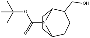 8-Boc-8-azabicyclo[3.2.1]octane-2-methanol 结构式