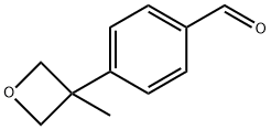 4-(3-Methyloxetan-3-yl)benzaldehyde 结构式