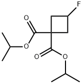 3-氟环丁烷-1,1-二羧酸二异丙酯 结构式