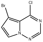 5-溴-4-氯吡咯并[2,1-F]的[1,2,4]三嗪 结构式
