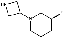 (R)-1-(氮杂环丁烷-3-基)-3-氟哌 结构式