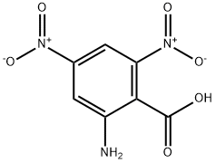 2-氨基-4,6-二硝基苯甲酸 结构式