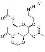 2-Azidoethyl 2,3,4,6-Tetra-O-acetyl-beta-D-glucopyranoside 结构式