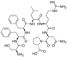 seryl-phenylalanyl-phenylalanyl-leucyl-arginyl-asparaginyl-proline 结构式