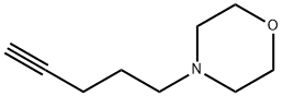 Morpholine,  4-(4-pentyn-1-yl)- 结构式
