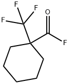 Cyclohexanecarbonyl fluoride, 1-(trifluoromethyl)- (9CI) 结构式