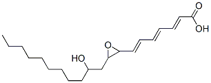 11-hydroxy-8,9-epoxyeicosatrienoic acid 结构式