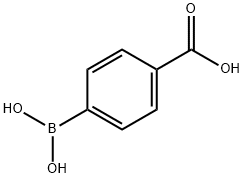 4-羧基苯硼酸 结构式