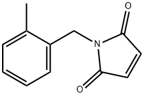 1-((2-甲基苯基)甲基)-1H-吡咯-2,5-二酮 结构式