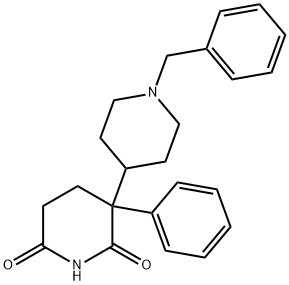 1-苯甲基-3-苯基-[3,4-联哌啶]-2,6-二酮 结构式