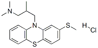 N,N,beta-trimethyl-2-(methylthio)-10H-phenothiazine-10-propylamine monohydrochloride 结构式