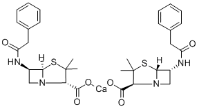 Penicillin, calcium salt 结构式