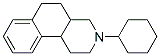 3-cyclohexyl-1,2,3,4,4a,5,6,10b-octahydrobenz(f)isoquinoline 结构式