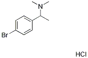 1 - (4 - 溴苯基)-N,N-二甲基乙胺 结构式