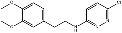 3-PYRIDAZINAMINE, 6-CHLORO-N-[2-(3,4-DIMETHOXYPHENYL)ETHYL]- 结构式