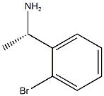 (S)-(-)-1-(2-溴苯基)乙胺 结构式