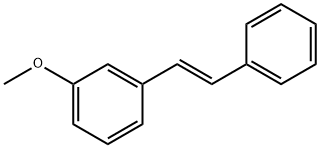 1-Methoxy-3-[(E)-2-phenylethenyl]benzene 结构式